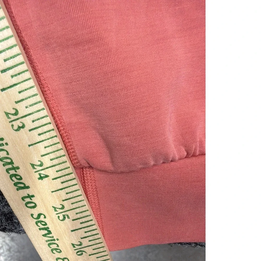 Alaskan Hardgear Duluth Joggers Women L Coral Pink Sweatpants Modal Sustainable